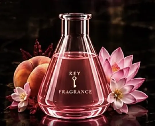Key to the Garden by Key Fragrance, rose bottle